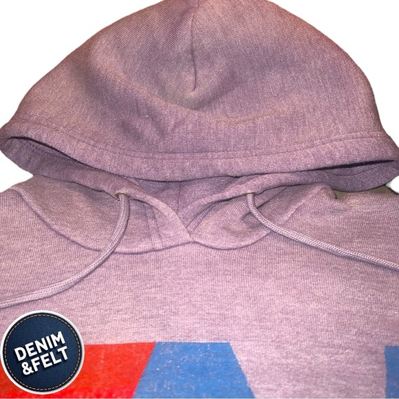 Aviator Nation Unisex VINTAGE LOGO RELAXED PULLOVER HOODIE - FADED GRAPE | NEW💜 - Picture 10 of 16
